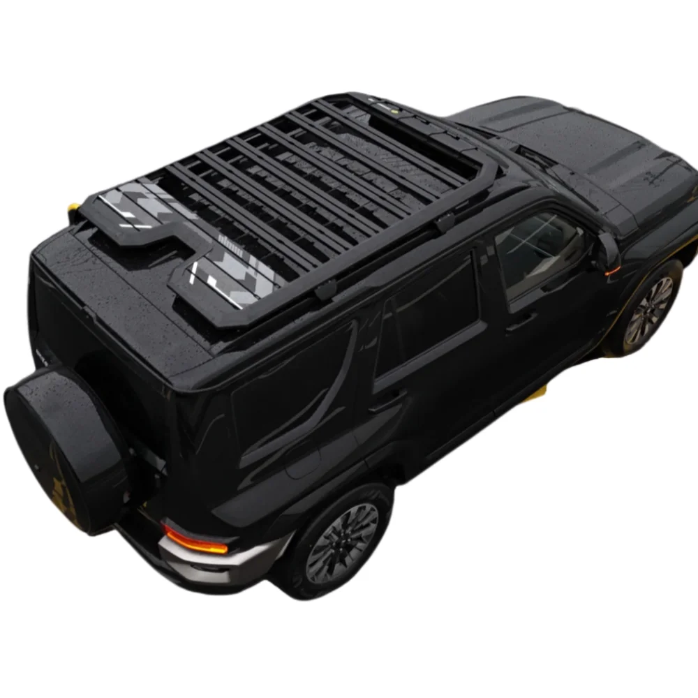 

Hot Selling Tank 700 Model Aluminum Car Body Parts Storage Rack New Roof Platform Rack for Luggage Travel Car Accessories