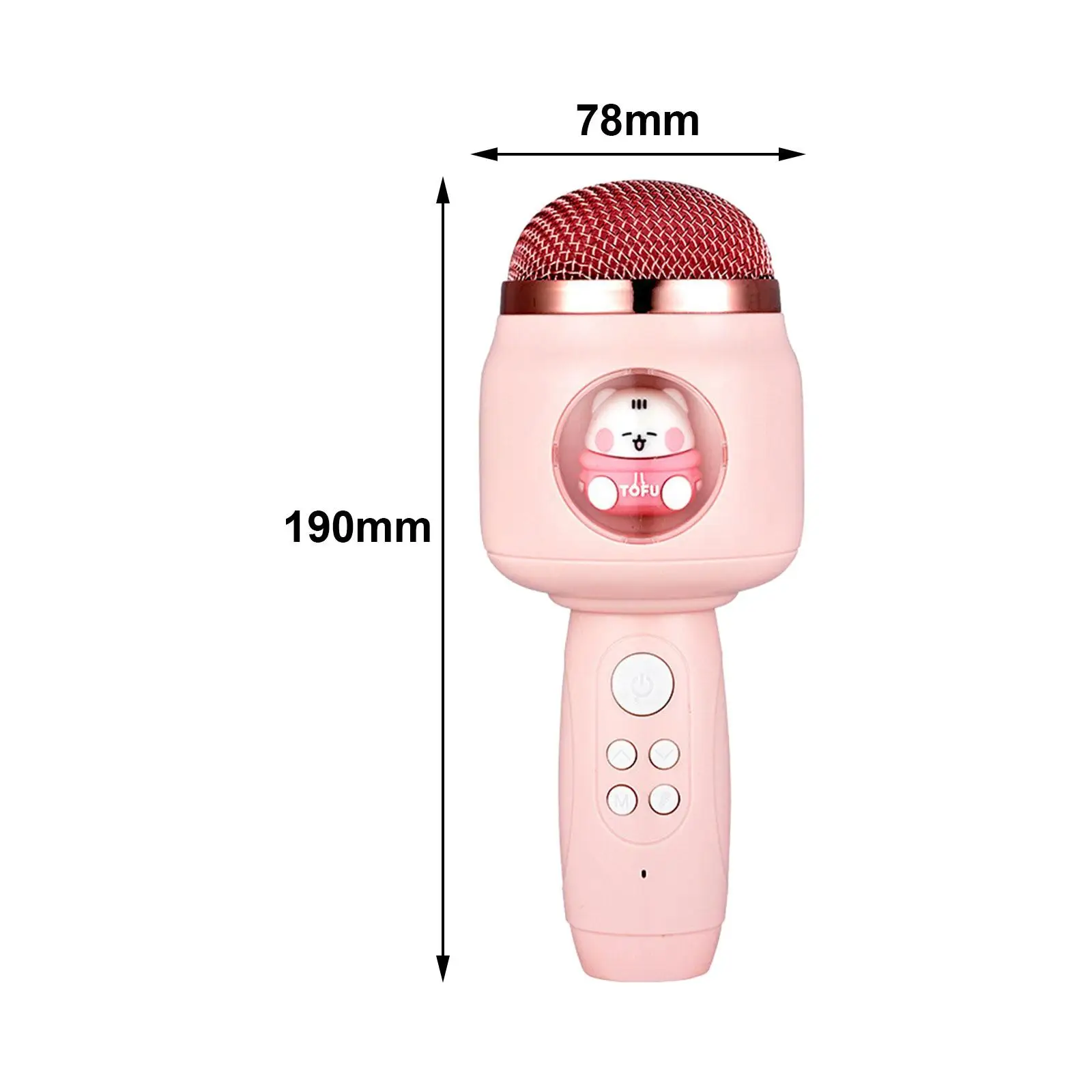 Machine de microphone pour enfants, jouet pour déterminer le micro, haut-parleur, micro phtalLED