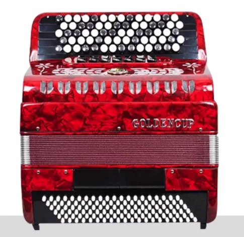 بيان الأكورديون 96/120 باس ثلاثي القصب 70 مفتاح زر الكبار المبتدئين المهنية اللعب بيان #4