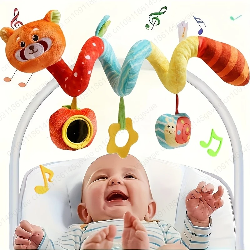 Lit coloré pour bébé enveloppé autour du lit suspendu, siège de sécurité, jouets confortables dans la voiture, poupée confortable pour poussette de bébé