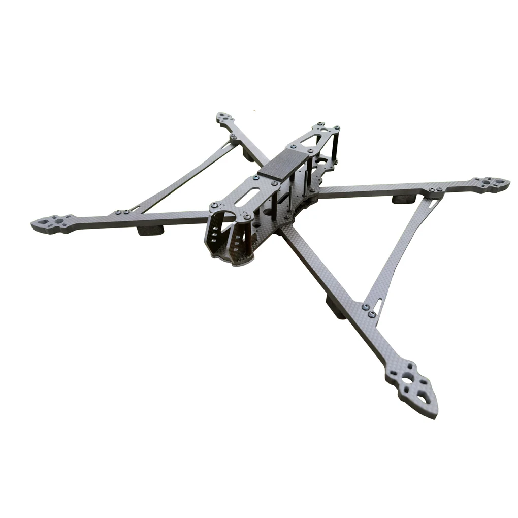 FPV Enthusiasts Top Choice Carbon Fiber Drone Frame Carbon Fiber Frame Easy To Install