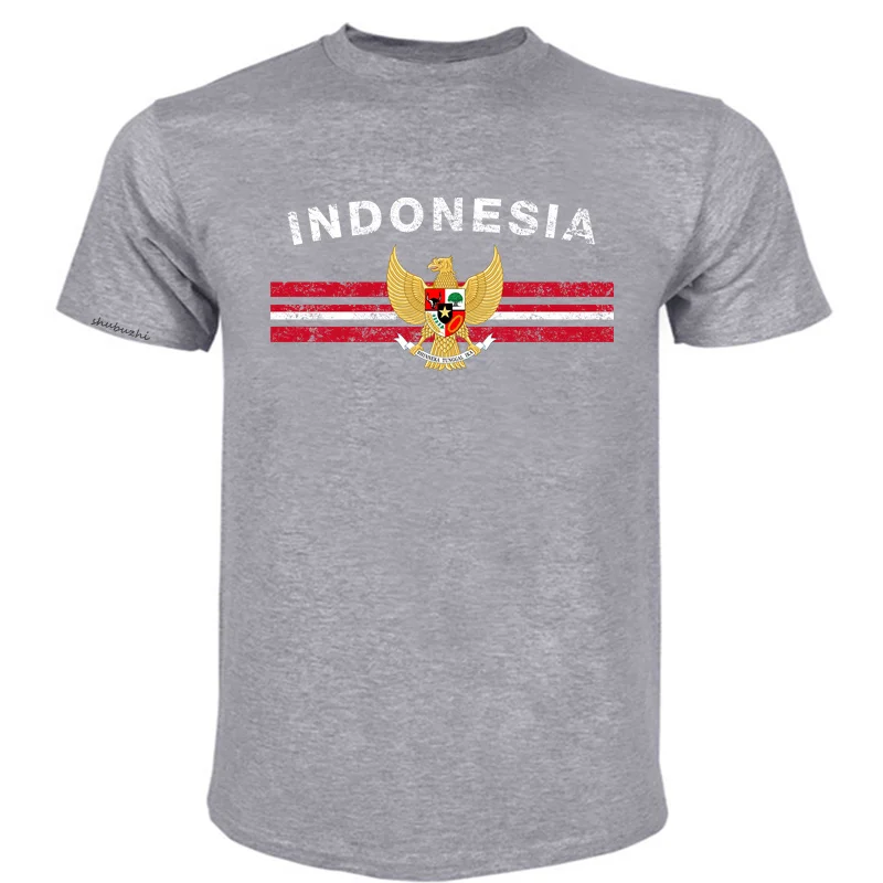 Men tshirt Indonesian Flag Shirt Indonesian Emblem  Indonesia Flag Shirt fashion T Shirt women T-Shirt tees top male tee-shirt