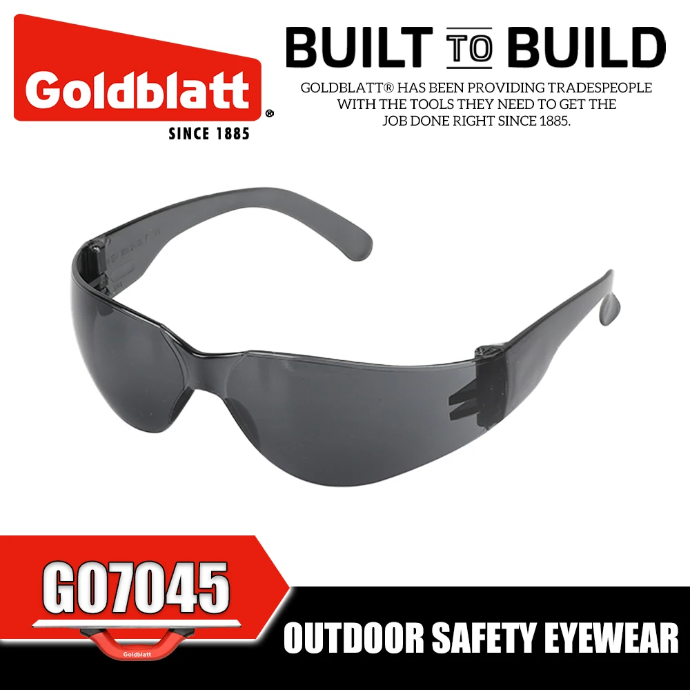 

GOLDBLATT G07045 Outdoor Safety Eyewear Outdoor Work Splash-proof Work Safety Tools
