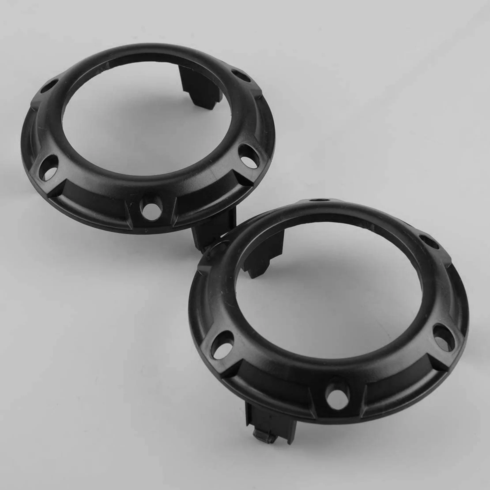 2PCS New Front Fog Light Lamp Black Cover Frame 6400A739 for Mitsubishi Outlander 2007 2008 2009