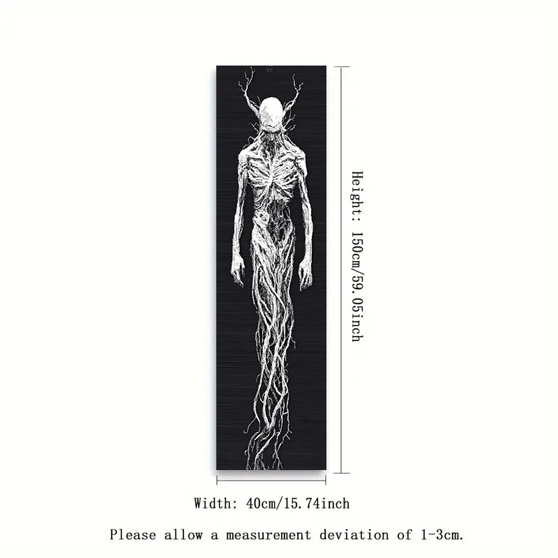 Tapestry Blanket Tapestry Anime 1Pc tree roots form humanoid creature vertical banner tapestry, aesthetic art tapestry, the