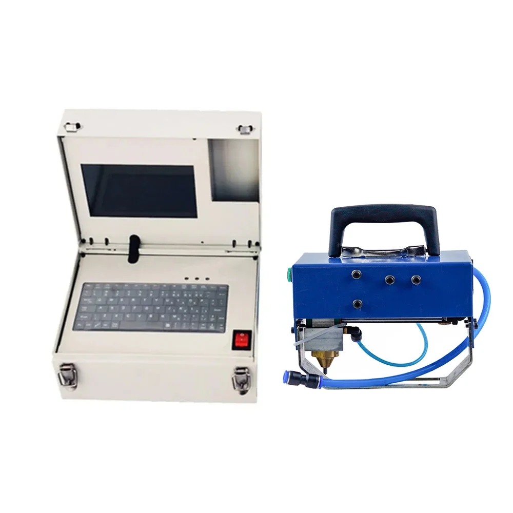 90*25mm Portable Deep Marker Dot Peen Marking Engraving Machine For Metal Truck Chassis Vin Coding