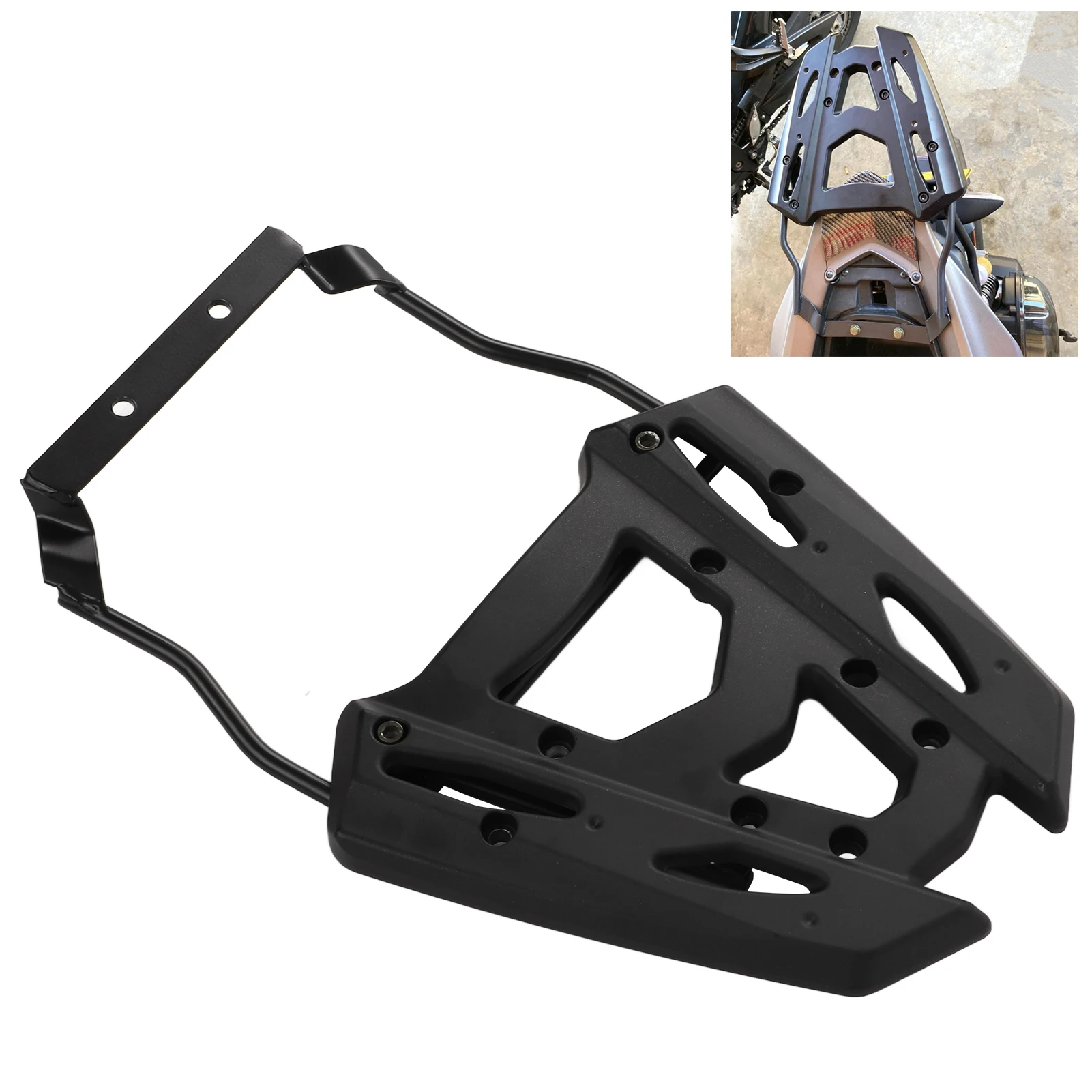 

Rear Tail Luggage Rack Motorcycle Cargo Holder Replacement for Aerox155 NVX155 NVX Aerox 155 Motorcycle Rear Rack