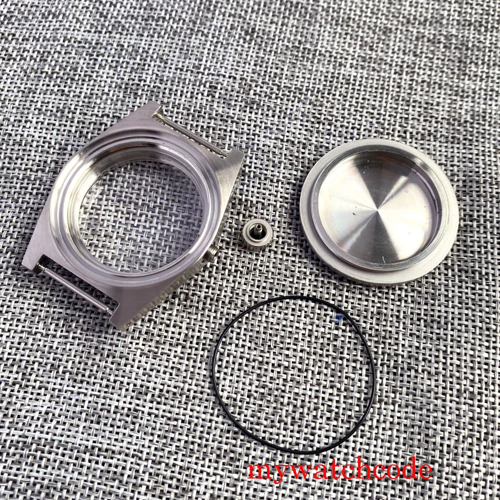 AR Sapphire 316L Steel 38mm Brushed Diver Watch Case 200M Waterproof Fit NH35 NH36 NH34 ETA2824 PT5000 ST2130 for Swim Watch