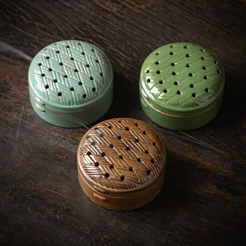 Ceramic Rising Incense Burner Creative Chinese Home Decor Zen Aroma Diffuser for Living Room