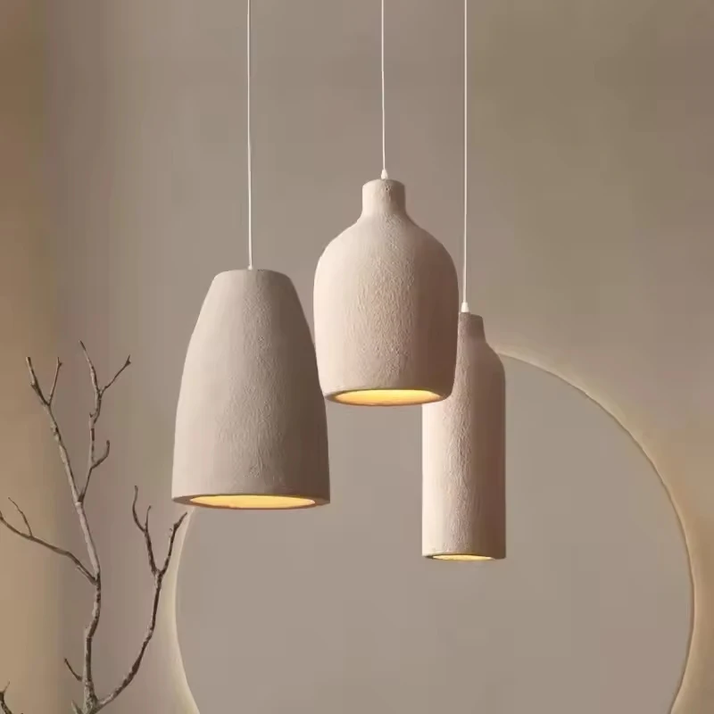 

Wabi Sabi Ceiling Pendant Light Nordic LED Chandelier for Living Dining Room Bedroom New Model Designer Home Decor Hanghing Lamp