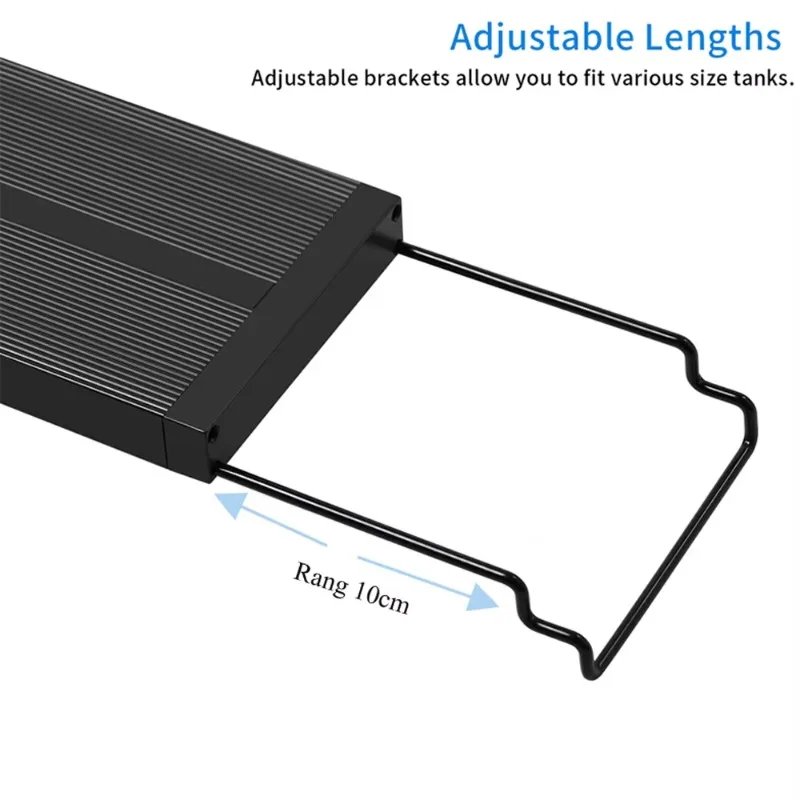 75/120Cm Aquarium Light Emitting Diode Marine Light Smart Touch Control Aquarium Aquaculture Decorative Light Strip Holder