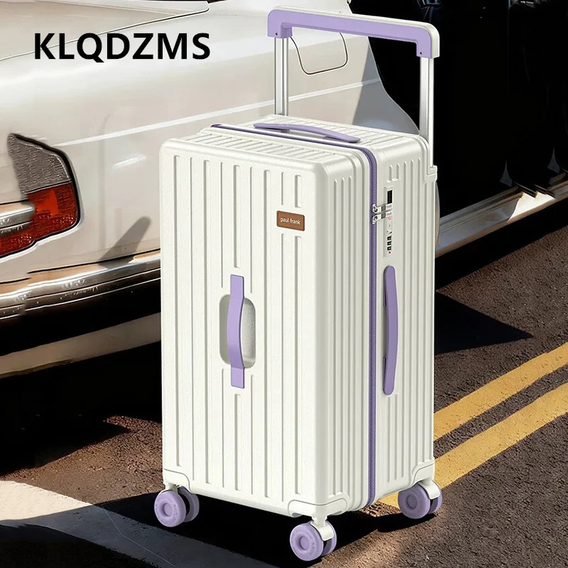 KLQDZMS New Suitcase Women's Large-capacity Trolley Case 20