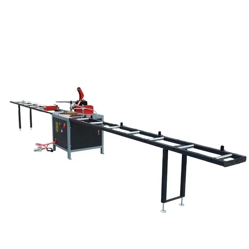 【HOT】Dual Head 45 Degree Angle CNC Band Sawing Machine Plastic Aluminum Profile Core Component Engine