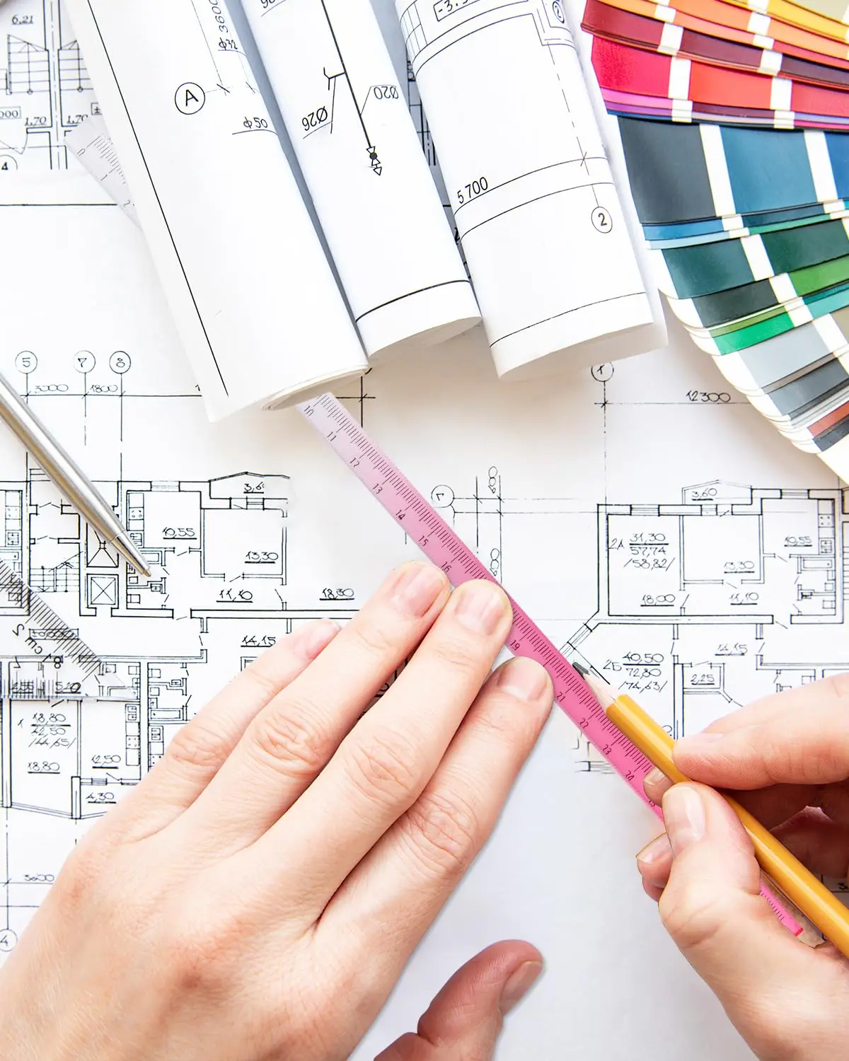 Colorful Clear Straight Cube Acrylic Ruler Transparent Gradient Rulers Lightweight Measuring Tool for Students Adults School