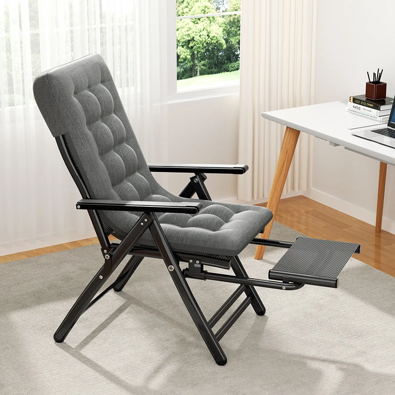 

Recliner Lunch Break Folding Office Lunch Break Dormitory Transparent Arm Chair Nap Reclining Backrest Chair Office Couch