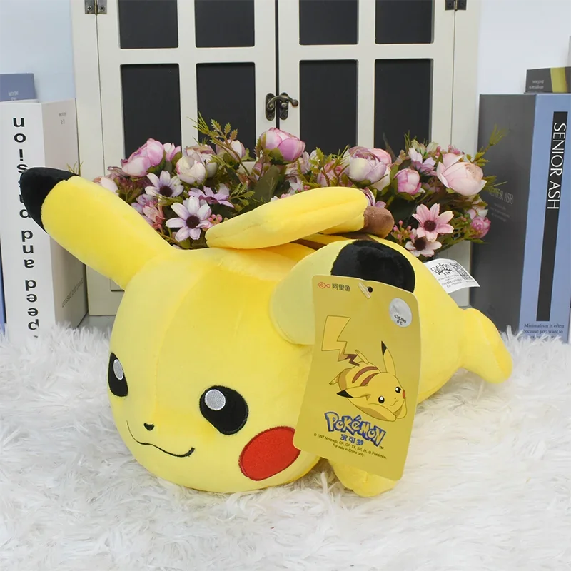 Juguetes de peluche de Pikachu Gengar, dibujos animados de Anime, Linda muñeca de peluche, almohada, regalo de cumpleaños para niños, amigos, niñas, niños, decoración del hogar