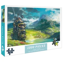 1000 pieces of mobile castles - premium paper, challenging educational art puzzles for adults aged 14 and above, home decor