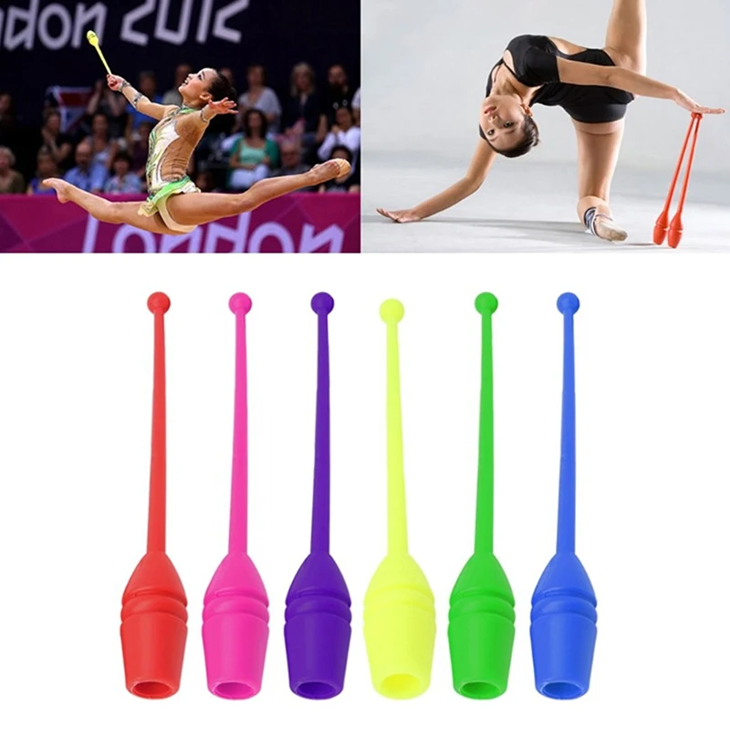 Multicolor Rhythmic Gymnastics Bar Rhythm Fitness Competition Bar Gymnastics Stick Training Accessories For Children Adults ﻿