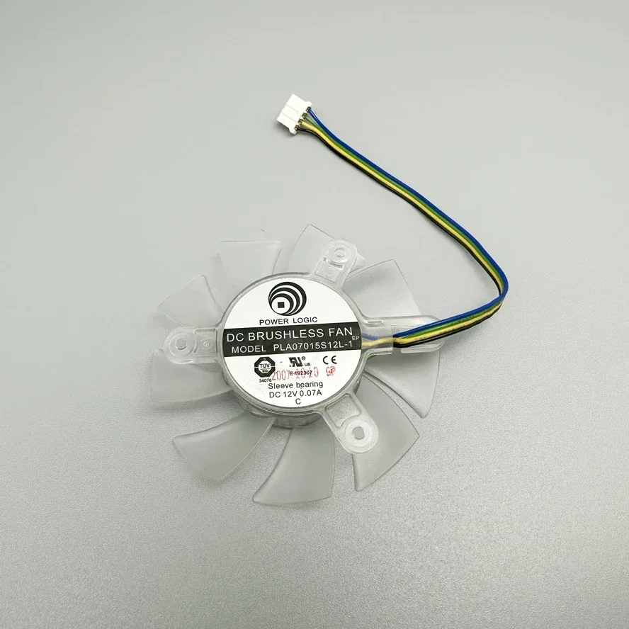 

k POWER LOGIC 7015 65m Graphics Card Fan 67MM Diameter 42mm Hole Pitch VGA Fan PLA07015S12L-1 DC12V 0.07A 3PIN