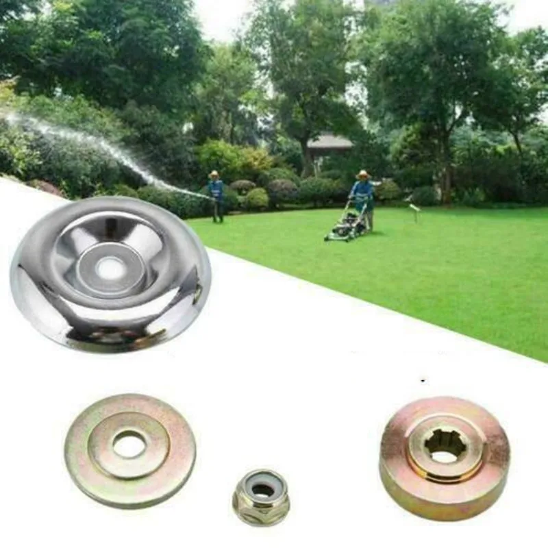 Brusher Cutter Tools Nut Fixing blades Kits Tools Replacement Trimmer Spares Metal Gearbox Blade Accessories Lawn Mower parts