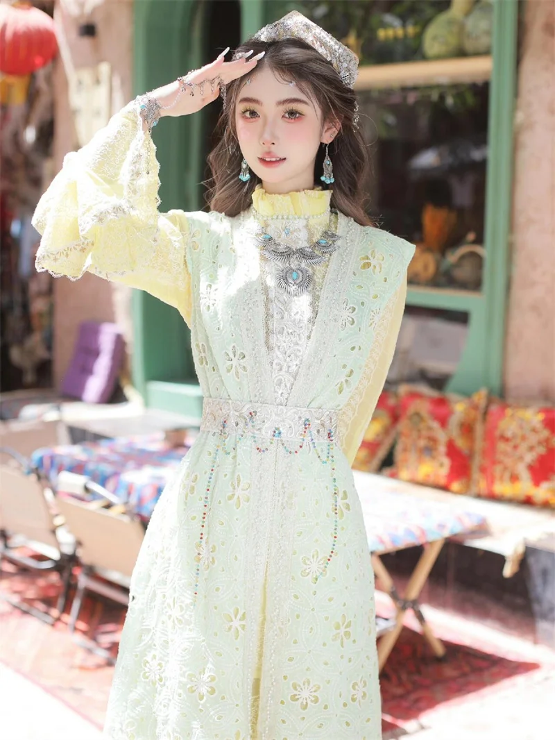 

Princess Style Uygur Ethnicity New Arrival Clothes Travel Photography Portrait Photography Fashionable Women's Ethnic Wear