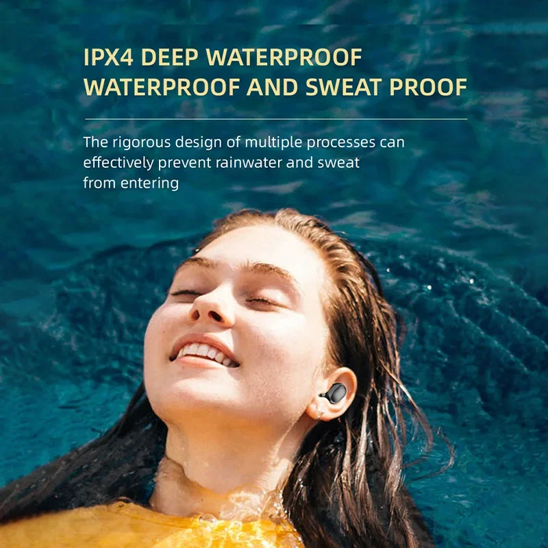 A6S Lite Bluetooth EarphoneTWS  Wireless 5.0 Headphone Stereo Headset Sport Earbuds Microphone With Charging Box For Smartphone