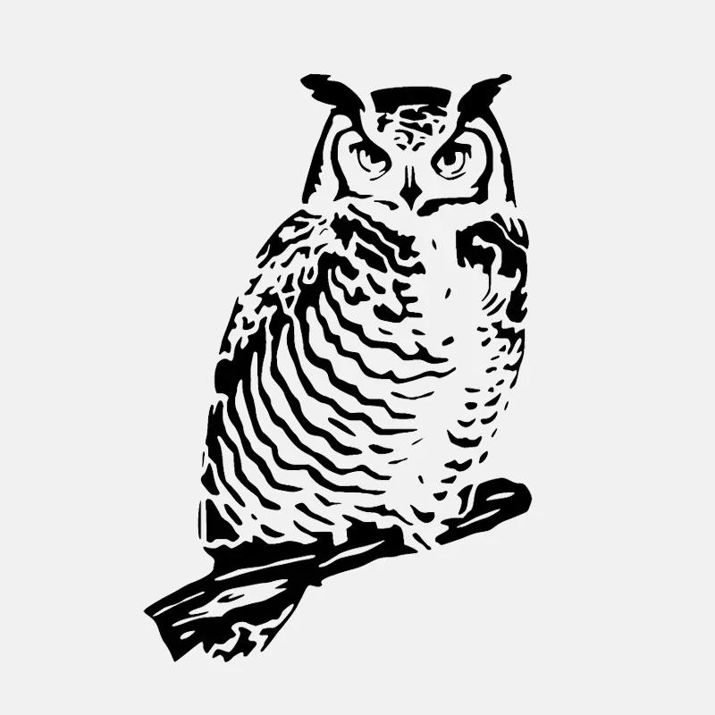

Car Stickers Stylish and Interesting Eagle Car Decoration Accessories Decal Creative Sunscreen Waterproof Black/white, 15cm*10cm