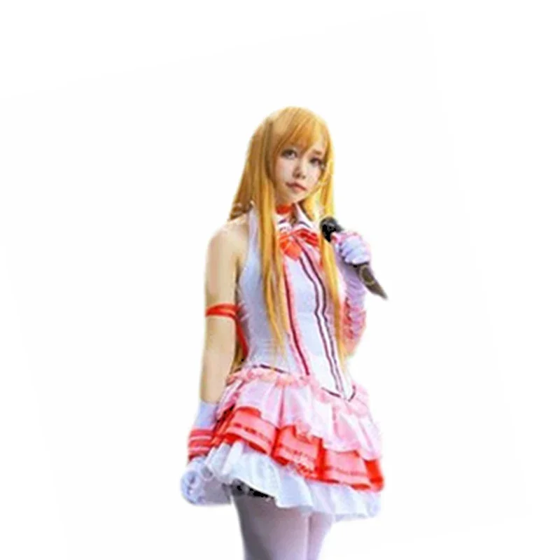 Fulujiacos sao alo ggo Asuna cosplay costume dress