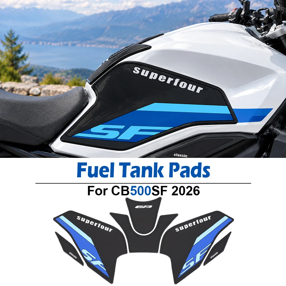 For Honda CB500SF CB500 Super Four CB500 SF CB 500SF 2026 2027 Motorcycle Rubber Fuel Tank Pad Decal Sticker Side Knee Guard Pad