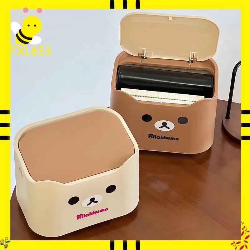 Cartoon Rilakkuma Aufbewahrungskorb, Schreibtisch-Organizer, Desktop-Aufbewahrungsbox, Niedliche Geschenke