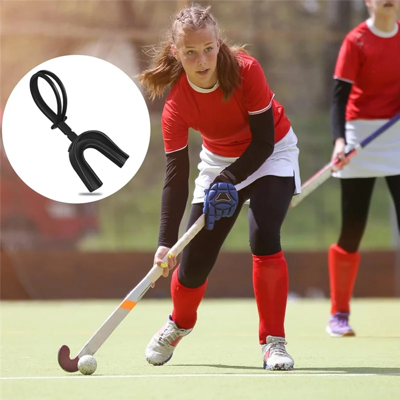 

10 Pcs Strapped Mouth Guard Sports Mouthguard With Strap Adult Youth Kids Football Mouthpiece Mouth Protector