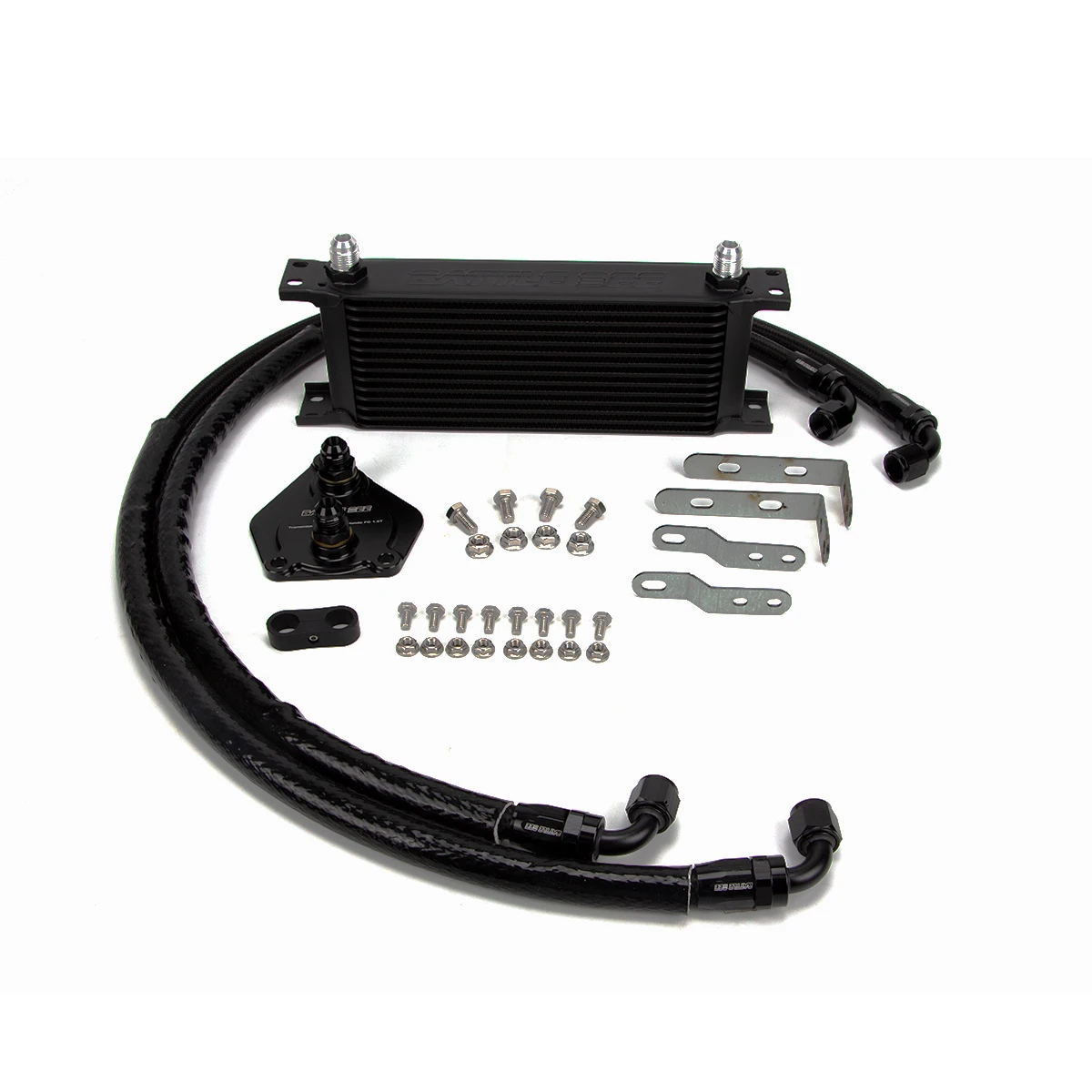 Honda Civic 1.5T 2.4L FC1 FK7 CVT Gearbox Oil Cooler Kit  Transmission Oil Cooling Adapter Base Plate Sandwich Battle Bee