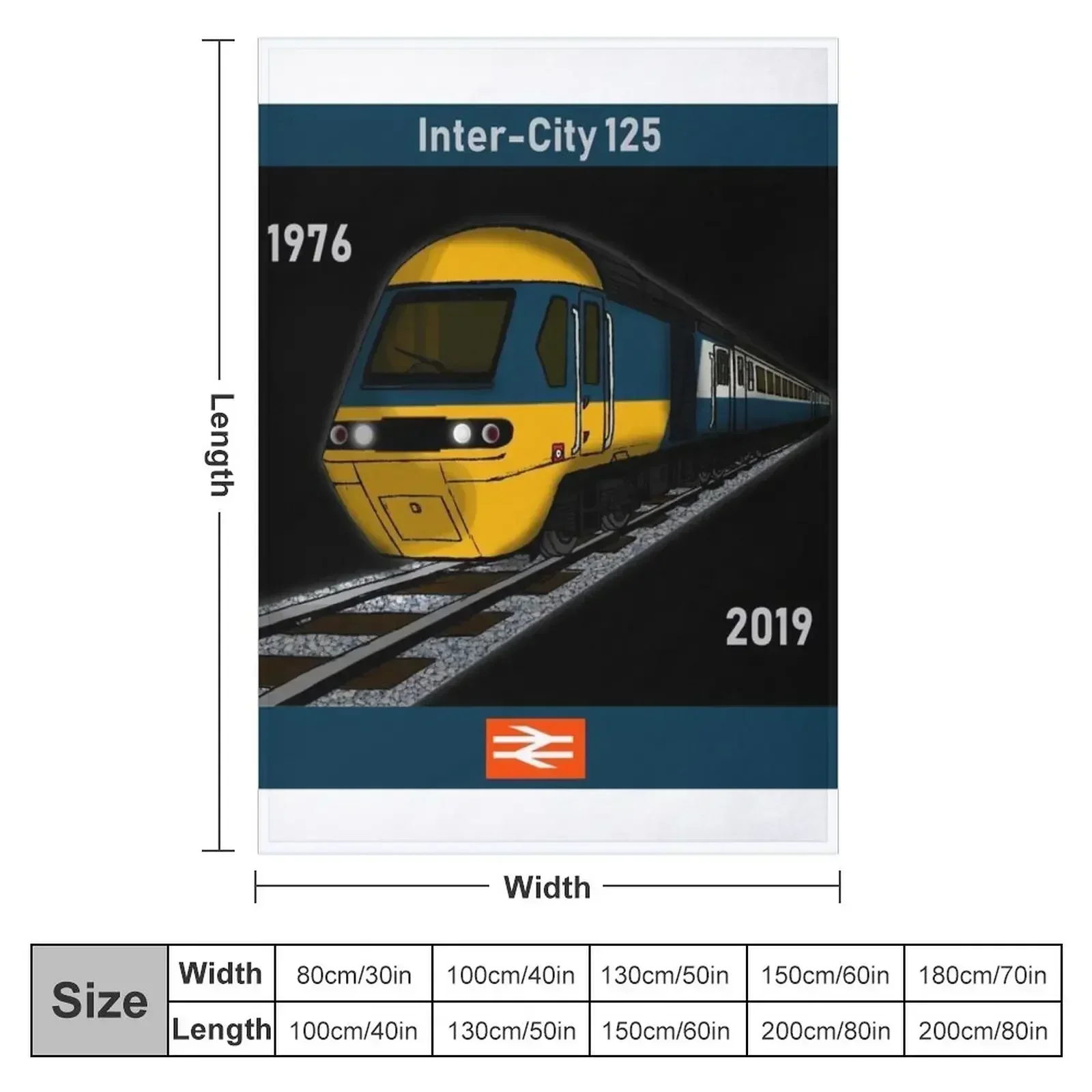 Intercity 125 Throw Blanket Vintage For Baby Blankets