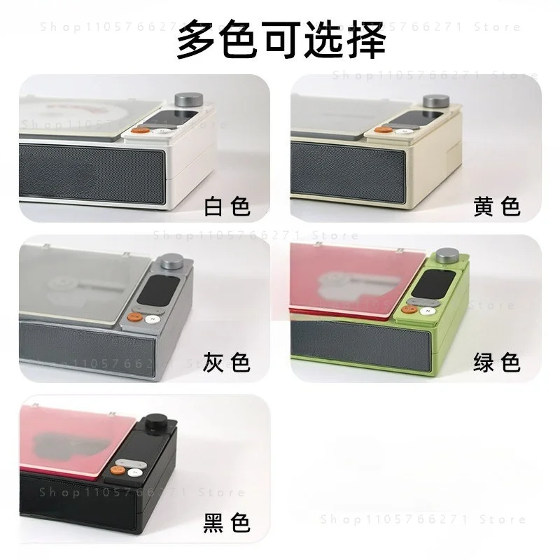 Retro Portable CD Player w/ Bluetooth - Rechargeable, All-in-One, Birthday Gift for Music Lovers