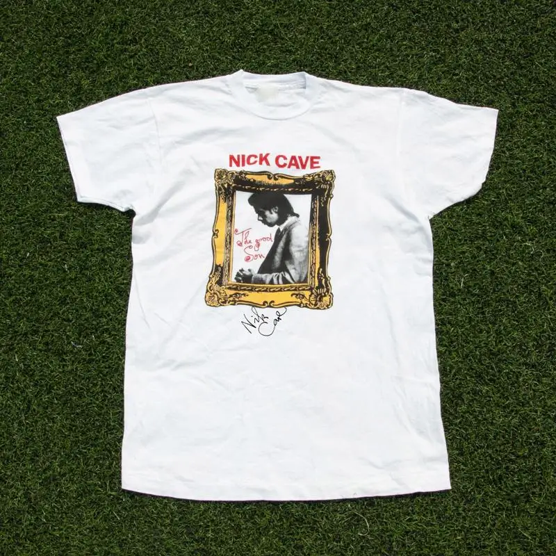 Vintage Nick Cave el buen hijo algodón blanco S 234XL camiseta