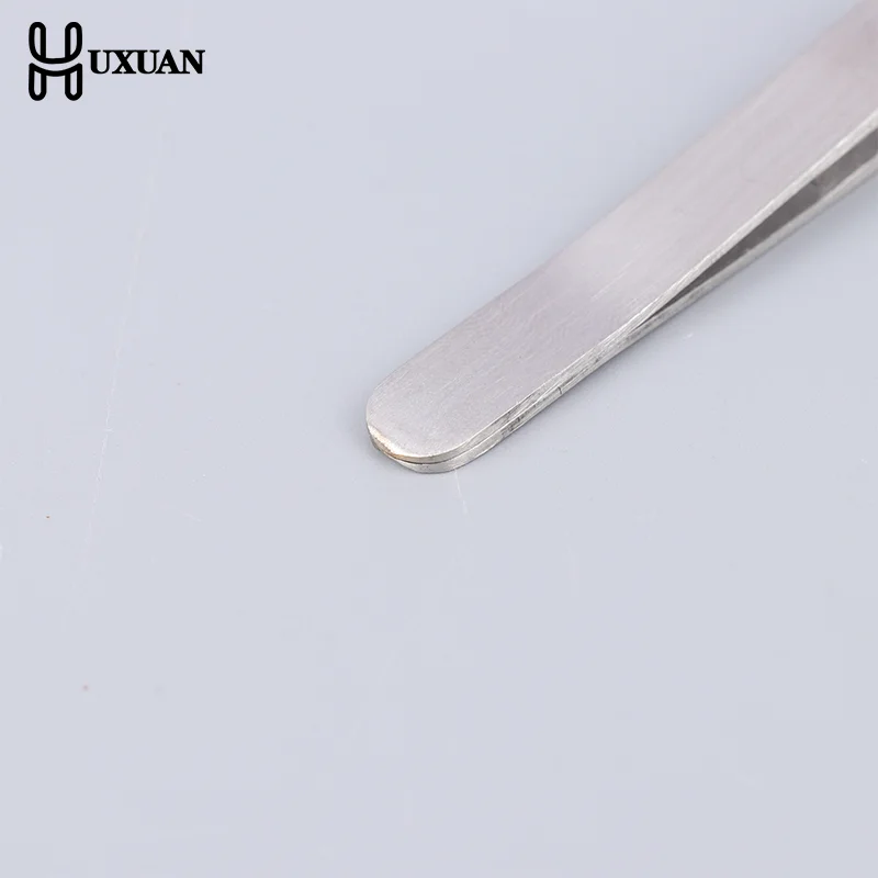 Pinzas de cerámica inversas antiestáticas, pinzas rectas curvadas conductoras electrónicas resistentes al calor de acero inoxidable