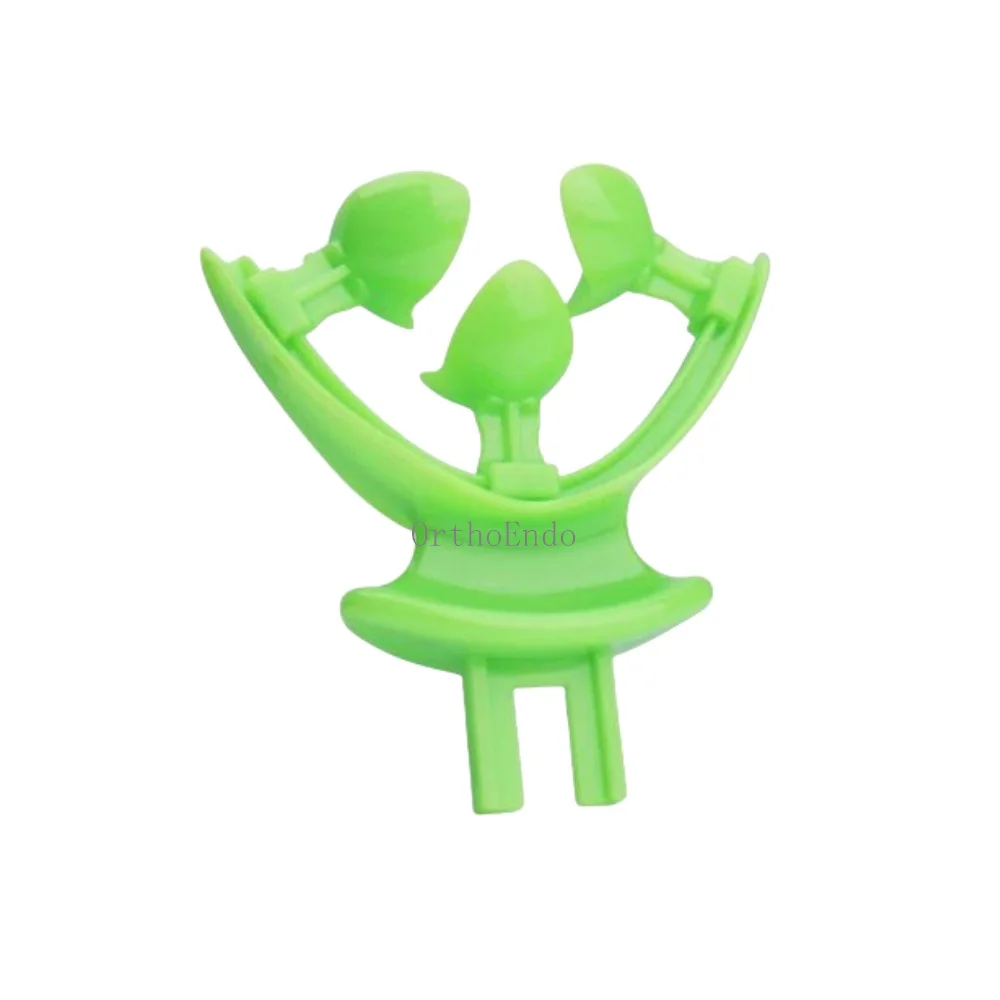 7 قطعة/المجموعة BPS صواني الانطباع المركزية للأسنان دغة تسجيل طقم أسنان إصلاح الإطباق سجل مفصلية Facebow زرع #3