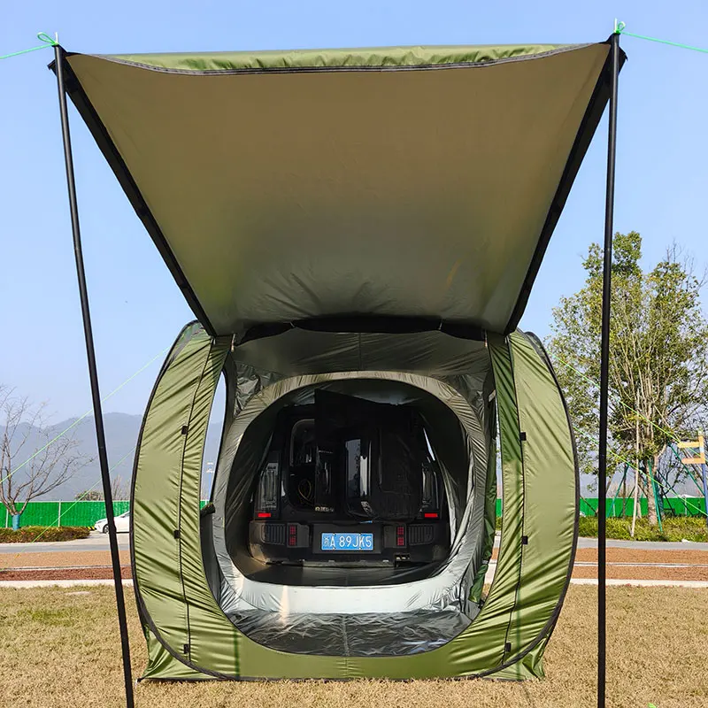 Screen House Tent Pop-Up Rear Car Tent, Portable Screen Room Canopy Instant Screen Tent 6 x 6 FT with Carry Bag for Camping