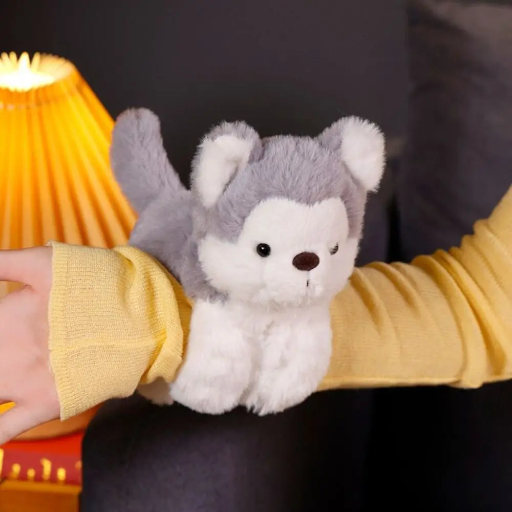 مع التصفيق دائرة الباندا سوار ألعاب من نسيج مخملي الكلب ديناصور التمساح القرد سوار سلسلة لعبة Plushies لينة