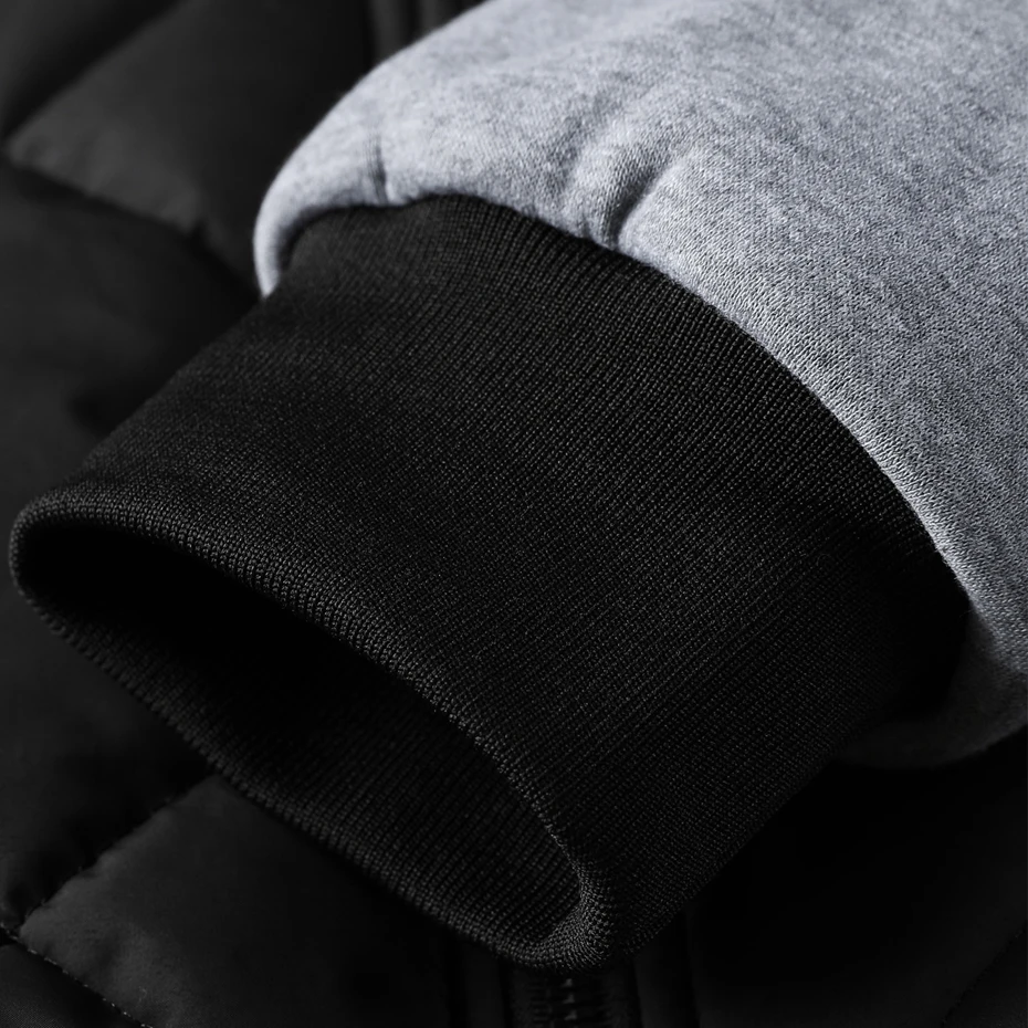 Autumn Winter Thick Jacket Men Patchwork Jacket Coat Fashion Casual Embroidery Jackets Coats Male