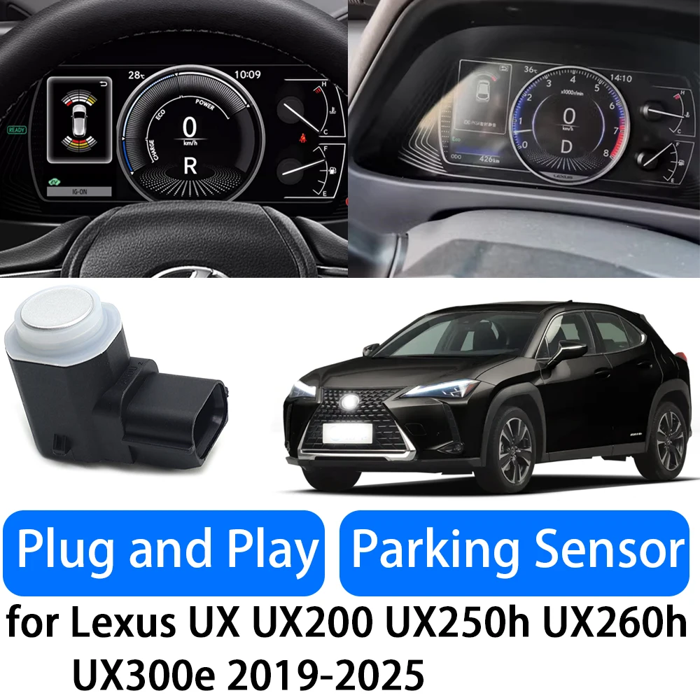 For Lexus UX UX200 UX250h UX260h UX300e Reverse Radar Precision Detection & Easy Install OEM Fit Parking Sensor System