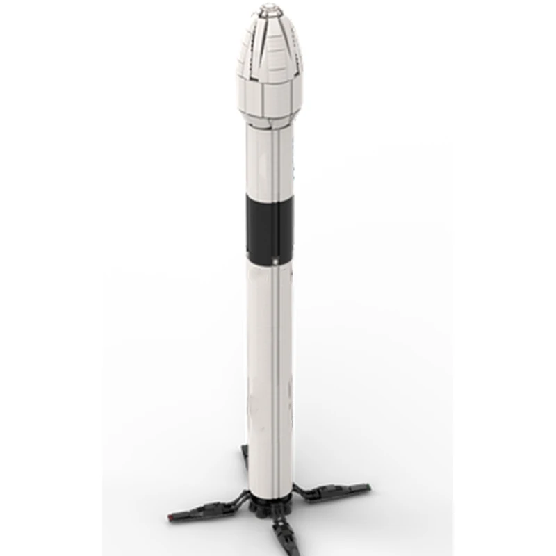 1569 pçs moc espaço x falcon 9 modelo de foguete blocos de construção modulares diy montagem criativa brinquedos educativos presente