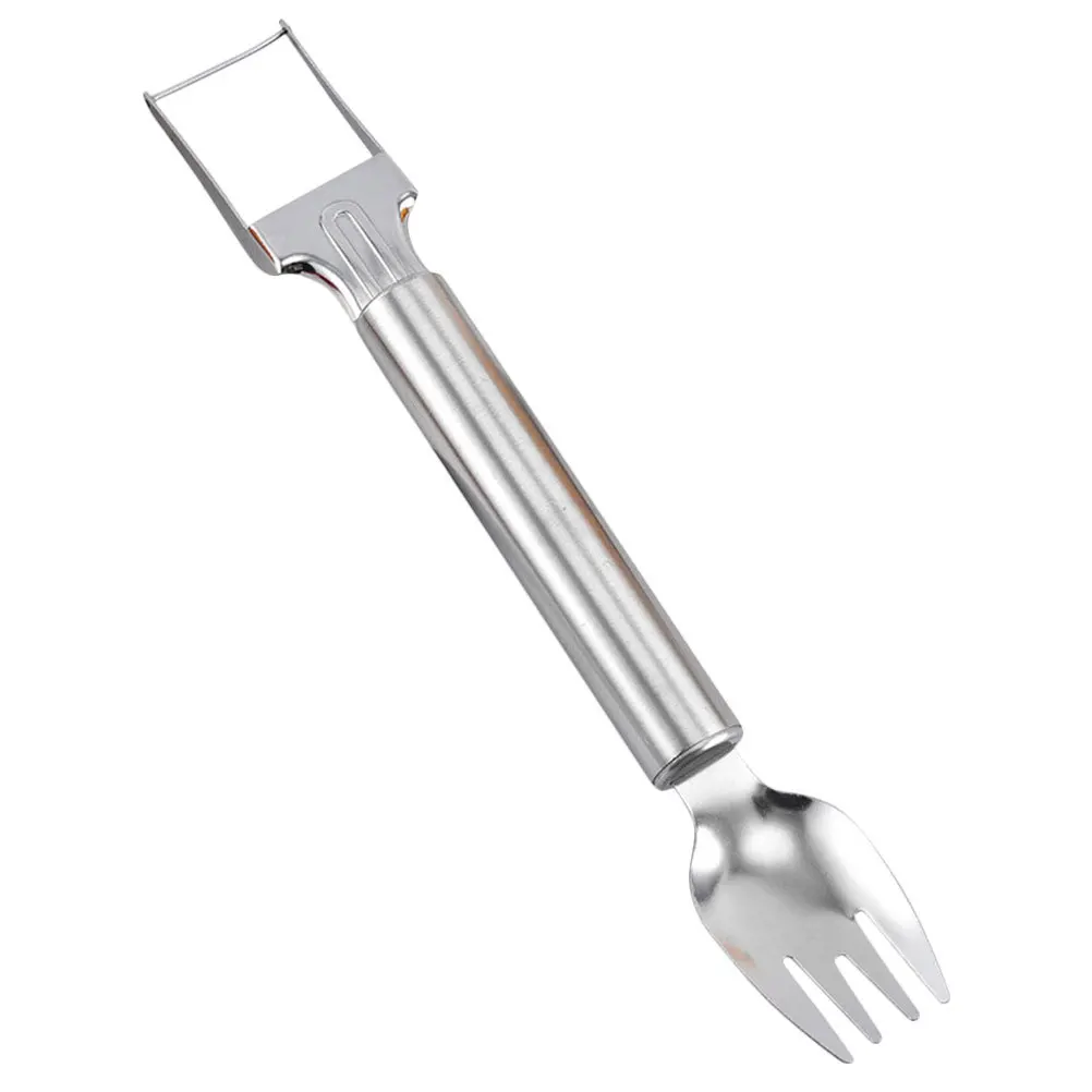 

2-in-1 Watermelon Fork Slicer Stainless Steel Fruit Cutter Tool for Home Melon Cutting Quick and Convenient Watermelon Slicer
