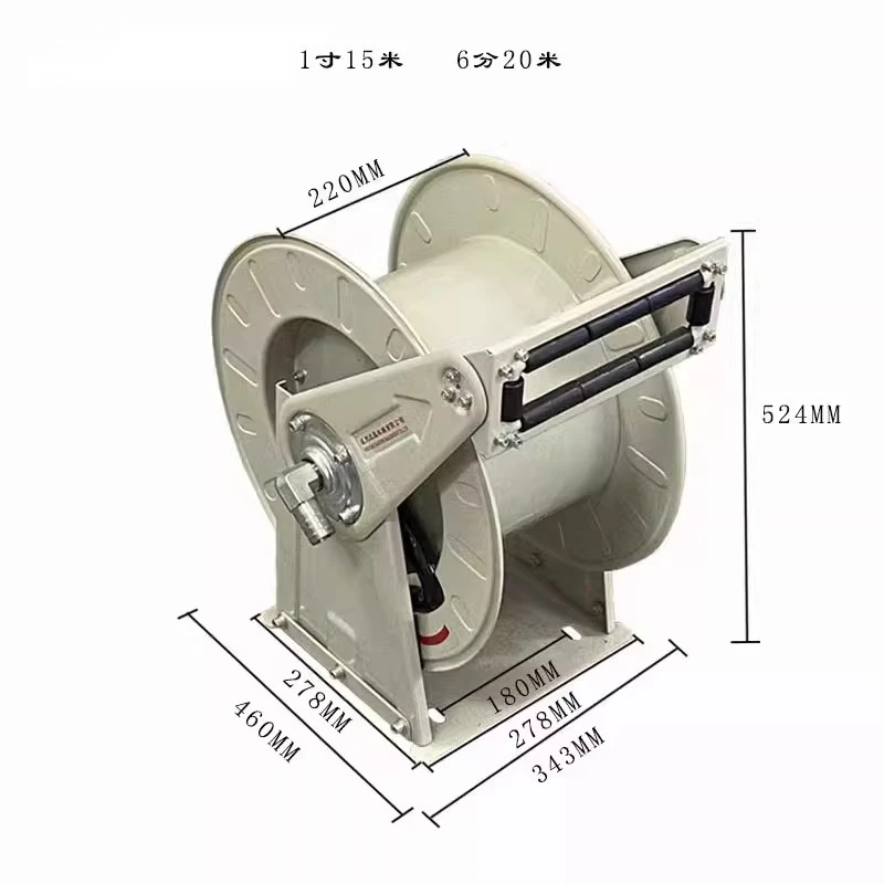 Reel of refueling machine, automatic telescopic reel 6 minutes 1 inch 1.5 inches, and diesel vehicle 10 meters 15 meter