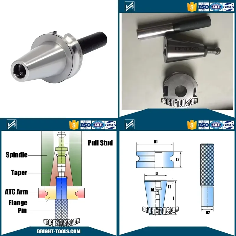 Bright-tools Supply High Quality BT30 40 50 ATC Arm Alignment Tool Holders for Cnc Lathe Machine