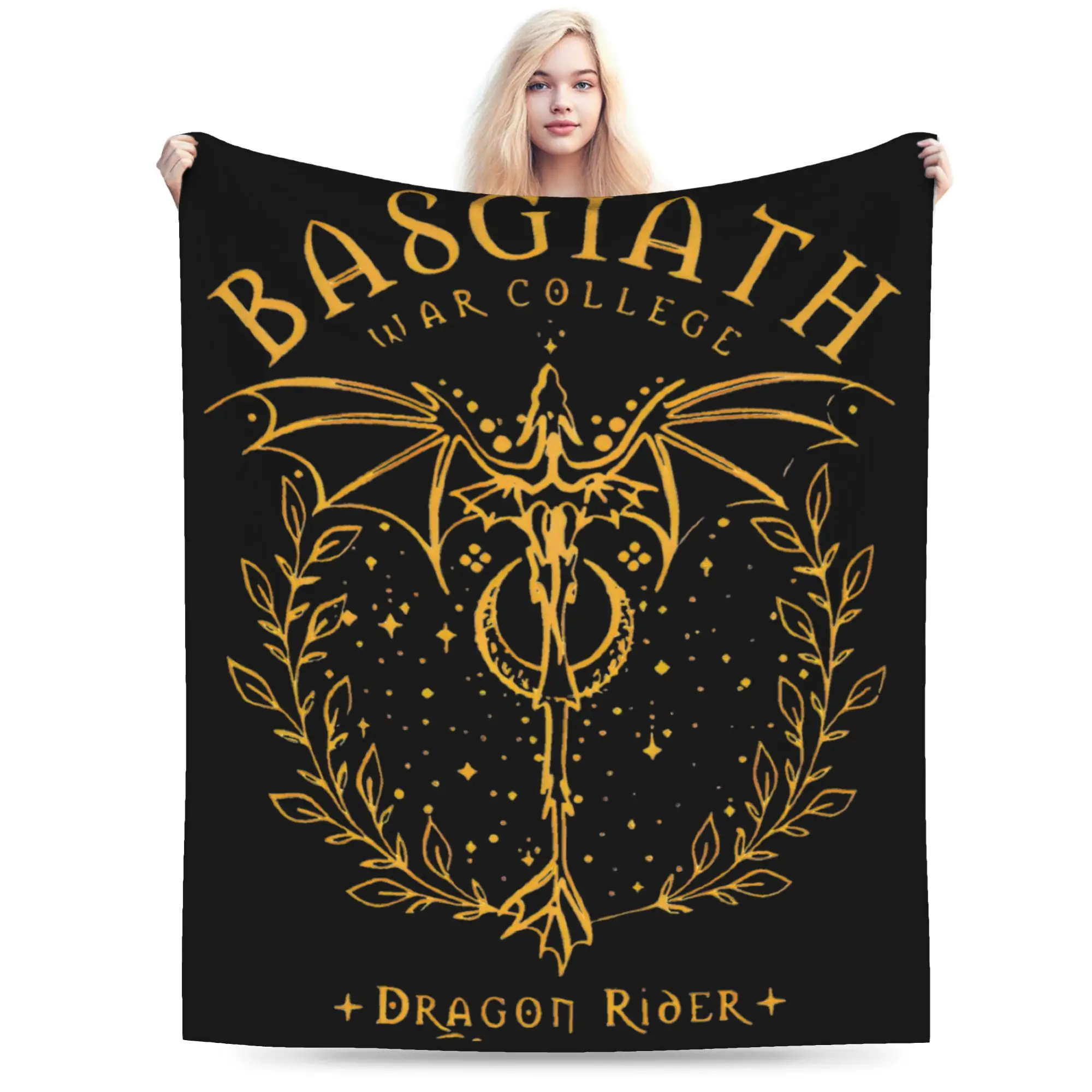 Y2K Basgiath War College Fourth Wing  Blanket Super Soft Flannel  Comfortable Throw Blanket Machine Washable