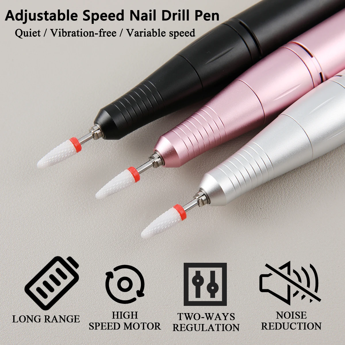 اللاسلكية 35000 دورة في الدقيقة مسمار الحفر القلم USB ملف الأظافر تلميع القلم قابلة للشحن مسمار آلة الحفر المحمولة مانيكير الحفر صالون أداة #5