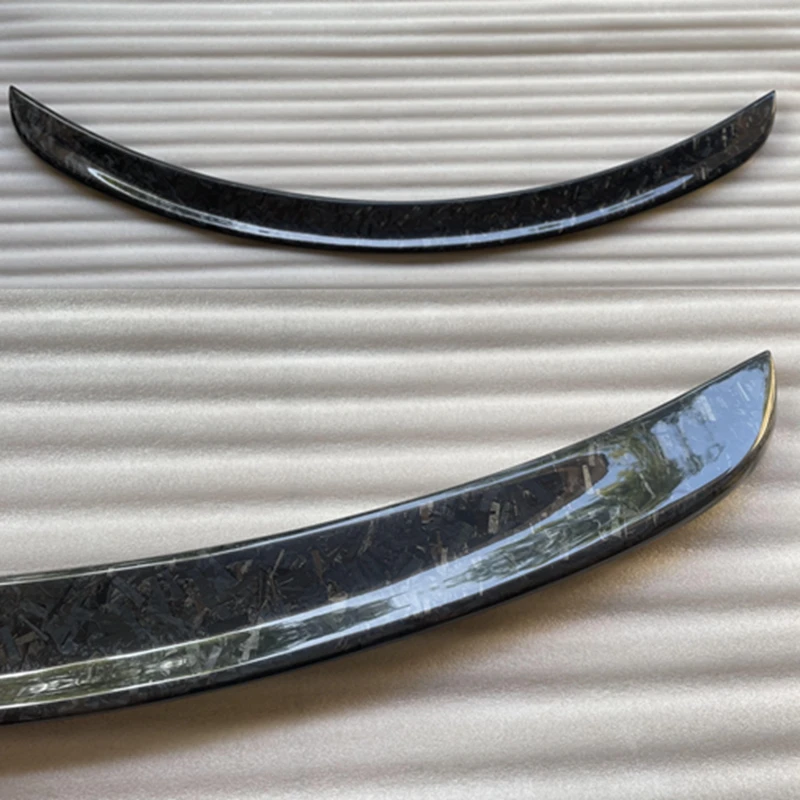 

For Tesla Model S Carbon fiber Rear Spoiler Trunk wing 2014-2022 FRP Matt carbon