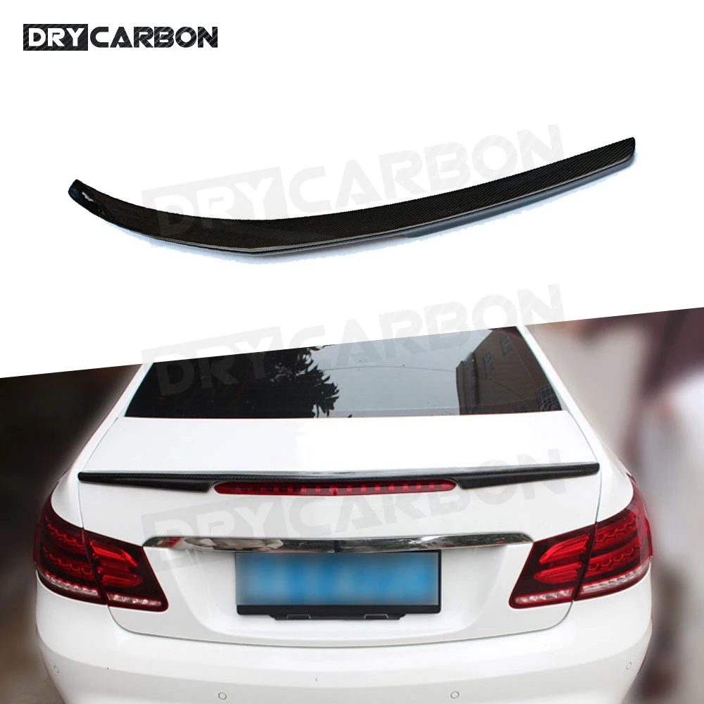 

Carbon Fiber Rear Wing Spoiler Trunk Boot Lip for Mercedes Benz E Class W207 C207 E260 E350 Coupe 2010 - 2016 FRP Rear Wings