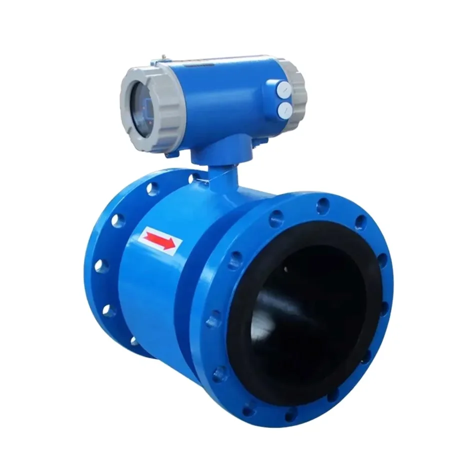 Ansi 150# Flange Electromagnetic Flow Meter Rs485 Output Heat Btu Magnetic Flow Meter Magnetic Flowmeter